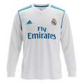 Retro 2017/18 Real Madrid Home Long Sleeve Soccer Jersey