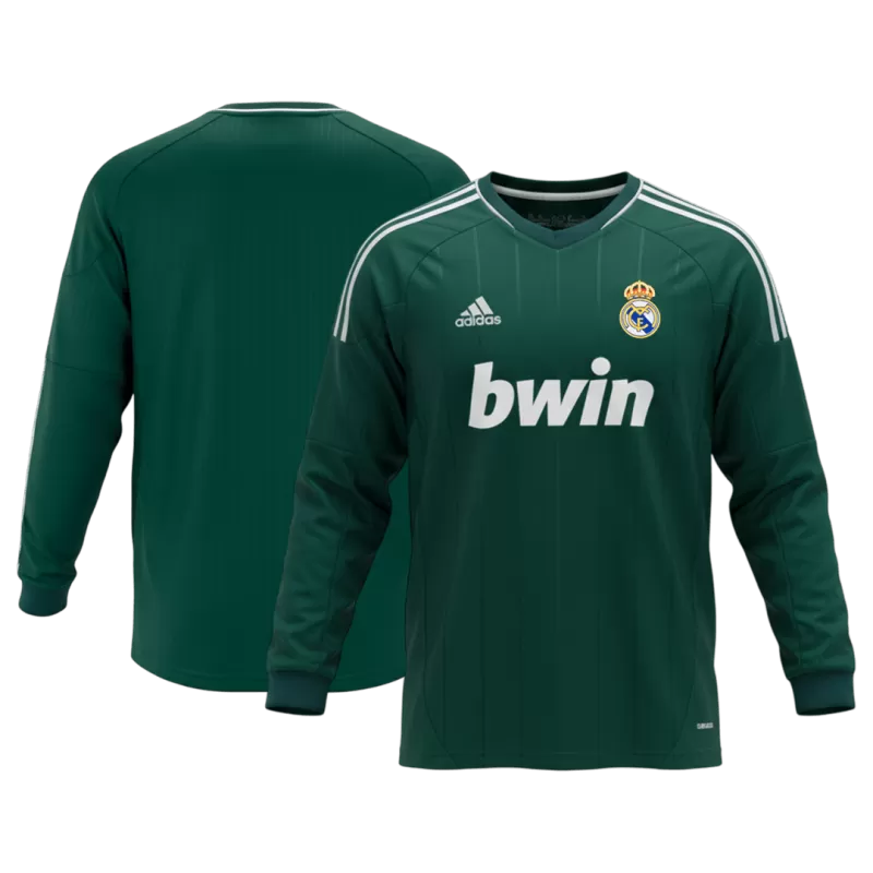 Retro 2012/13 Real Madrid Third Away Long Sleeve Soccer Jersey