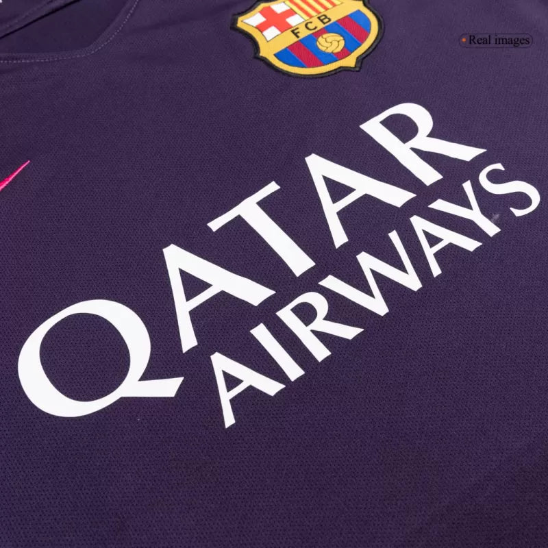 Retro 2016/17 Barcelona Away Soccer Jersey