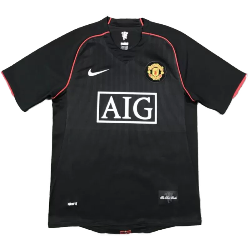 Retro RONALDO #7 2007/08 Manchester United Away Soccer Jersey