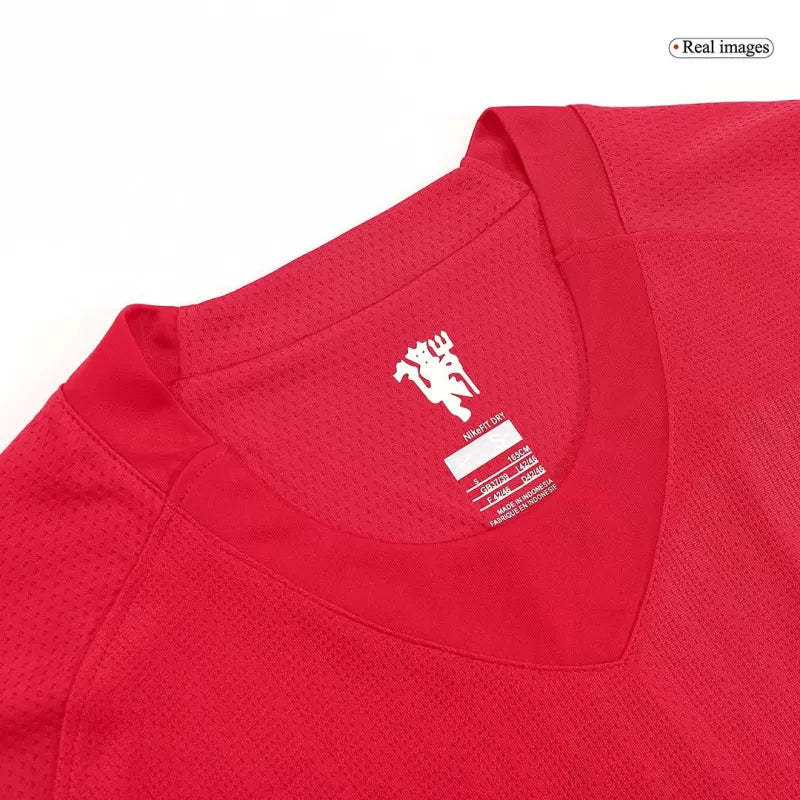 Retro RONALDO #7 2007/08 Manchester United Home Long Sleeve Soccer Jersey