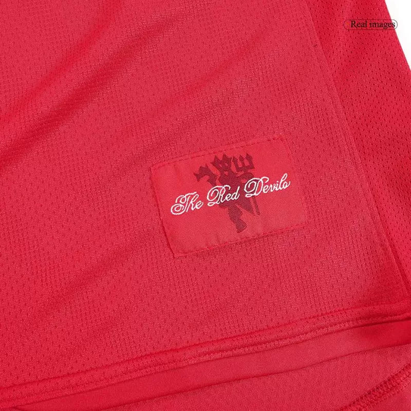 Retro RONALDO #7 2007/08 Manchester United Home Long Sleeve Soccer Jersey