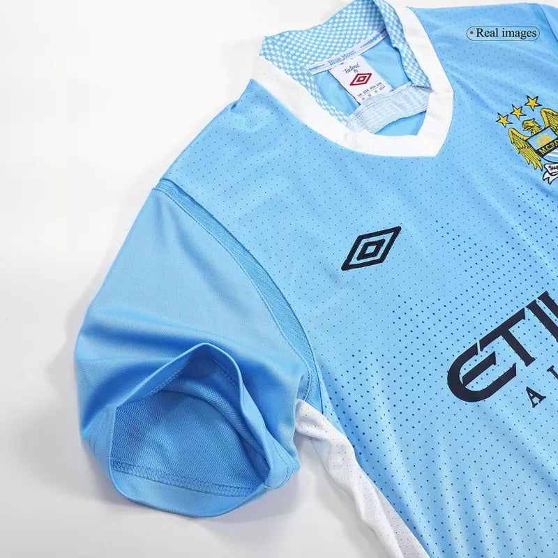 Retro 2011/12 Manchester City Home Soccer Jersey