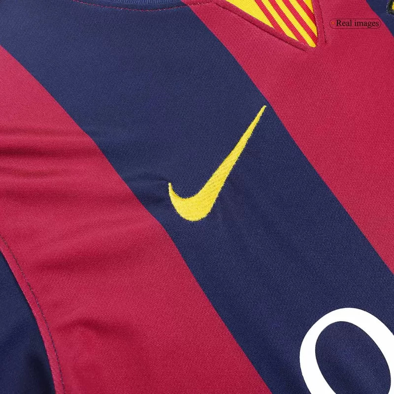 Retro MESSI #10 2014/15 Barcelona Home Soccer Jersey