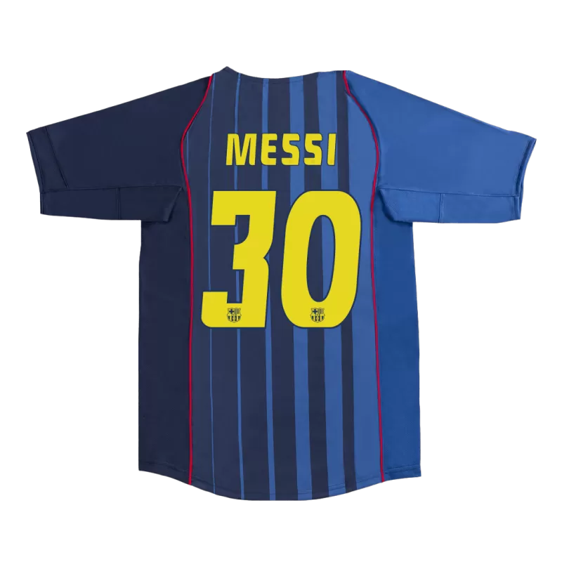 Retro MESSI #30 2004/05 Barcelona Away Soccer Jersey