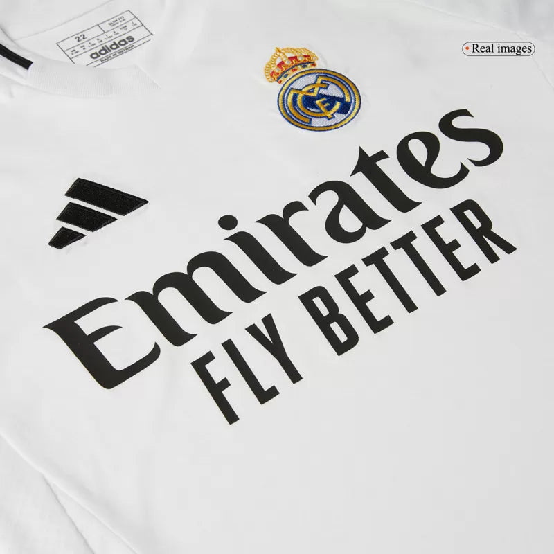Kid's MBAPPÉ #9 Real Madrid Home Soccer Jersey Kit(Jersey+Shorts)