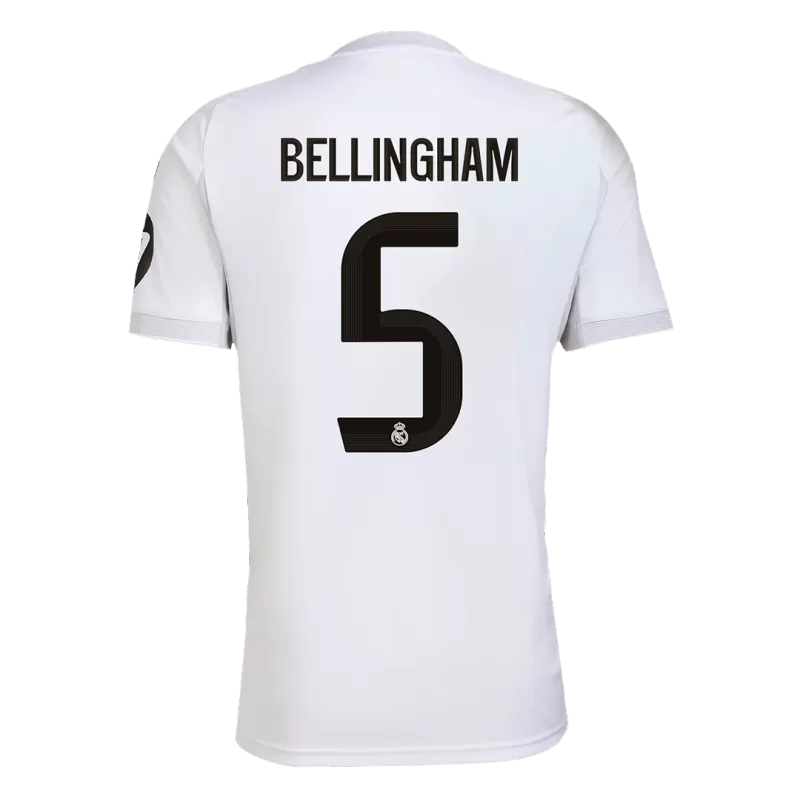 BELLINGHAM #5 Real Madrid Home Soccer Jersey 2025/26