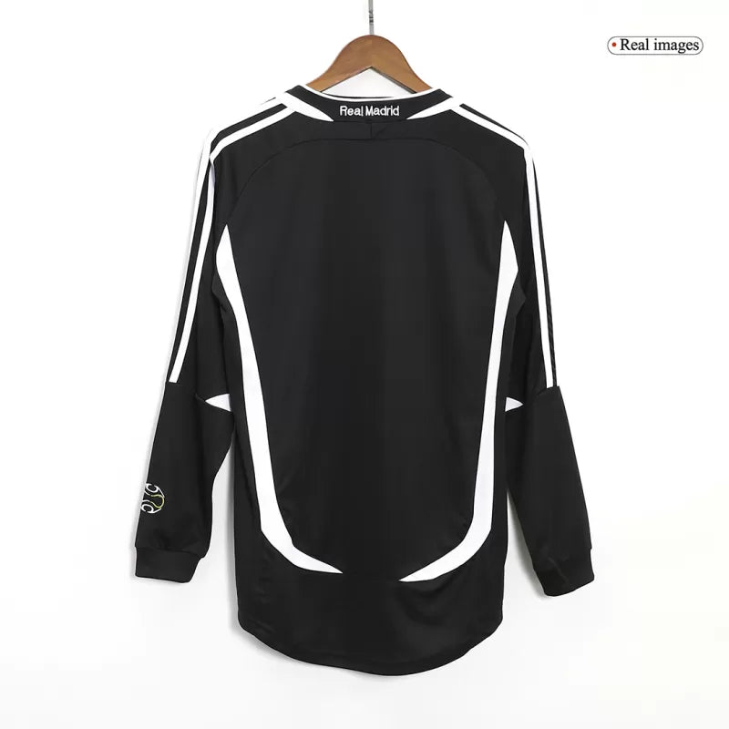 Retro 2006/07 Real Madrid Away Long Sleeve Soccer Jersey
