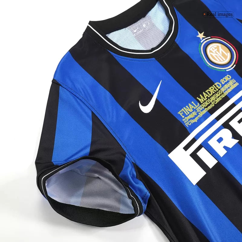 Retro 2009/10 Inter Milan Home Soccer Jersey - UCL Final