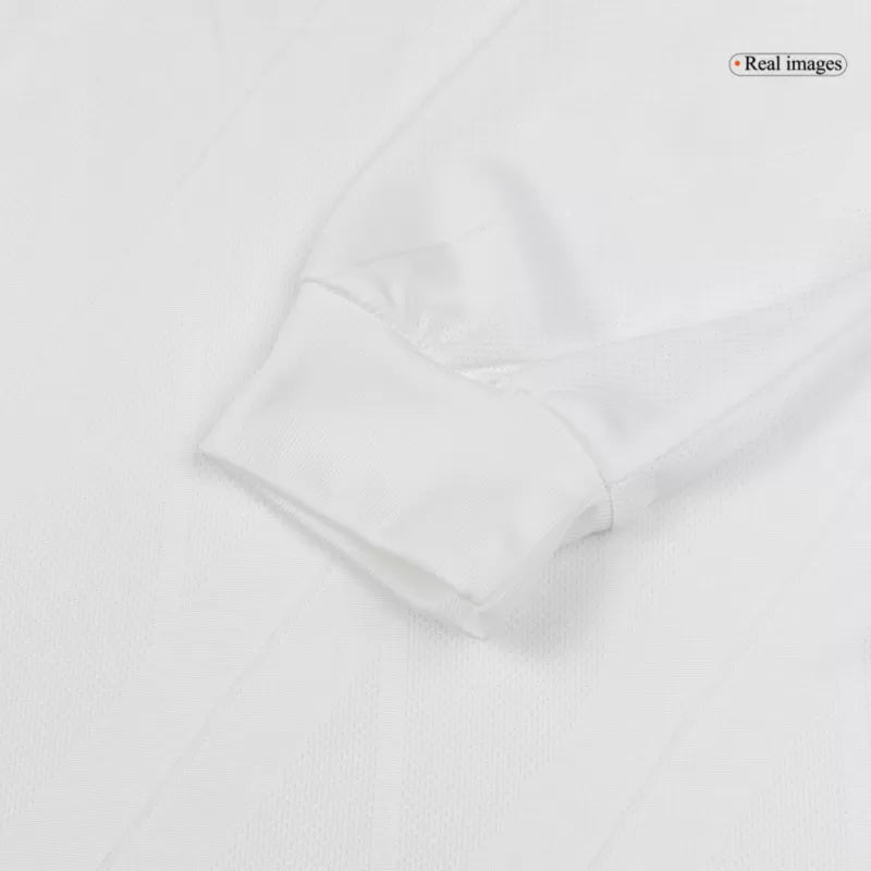 Retro 2017/18 Real Madrid Home Long Sleeve Soccer Jersey