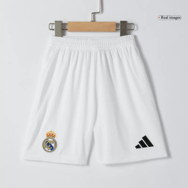 Kid's MBAPPÉ #9 Real Madrid Home Soccer Jersey Kit(Jersey+Shorts)