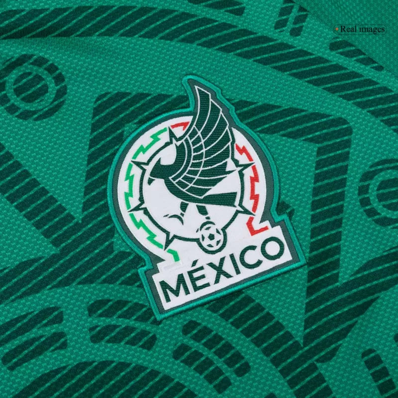 Kid's Mexico Home Soccer Jersey Kit