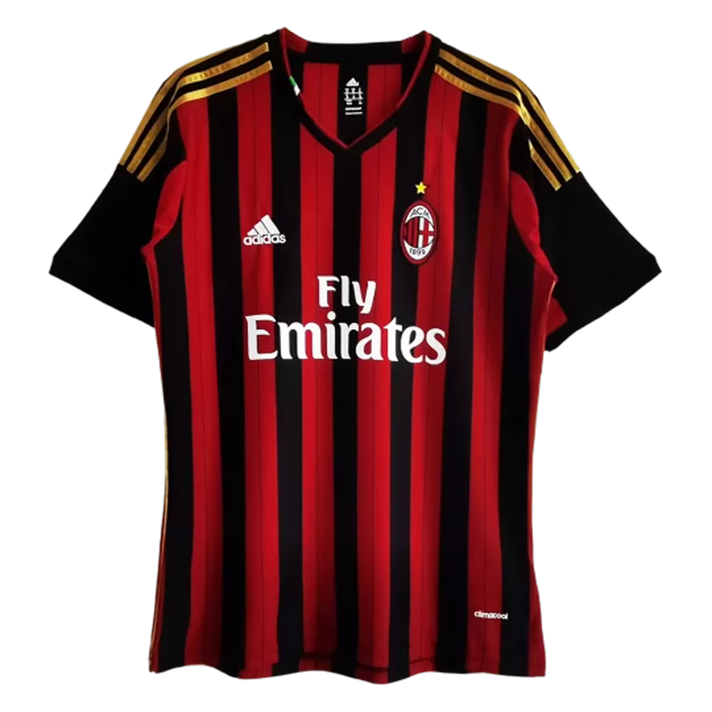 Retro 2013/14 AC Milan Home Soccer Jersey