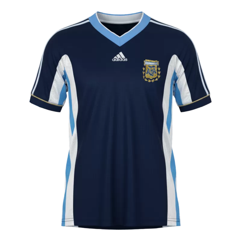 Retro 1998 Argentina Away Soccer Jersey