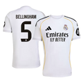 BELLINGHAM #5 Real Madrid Home Soccer Jersey 2025/26