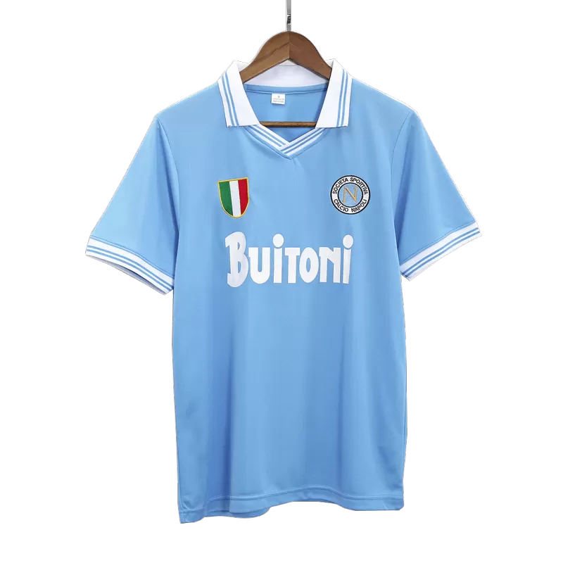 Retro 1986/87 Napoli Home Soccer Jersey