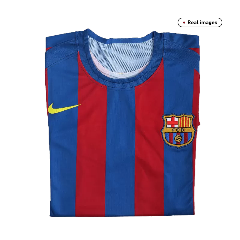 Retro MESSI #30 2005/06 Barcelona Home Soccer Jersey - UCL