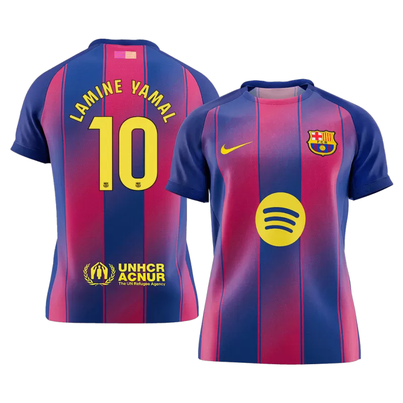 LAMINE YAMAL #10 Barcelona Home Soccer Jersey 2025/26