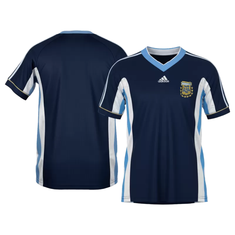 Retro 1998 Argentina Away Soccer Jersey