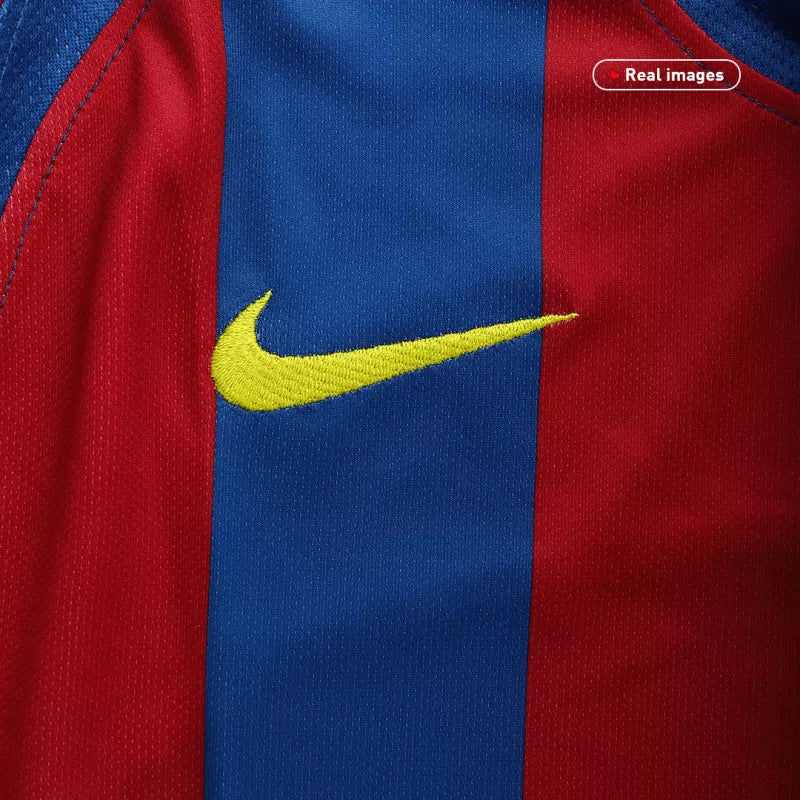 Retro MESSI #30 2005/06 Barcelona Home Soccer Jersey - UCL