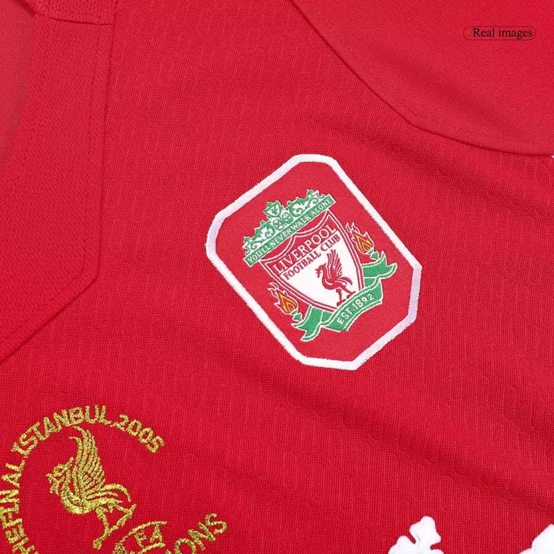 Retro 2005 Liverpool Soccer Jersey - UCL Final