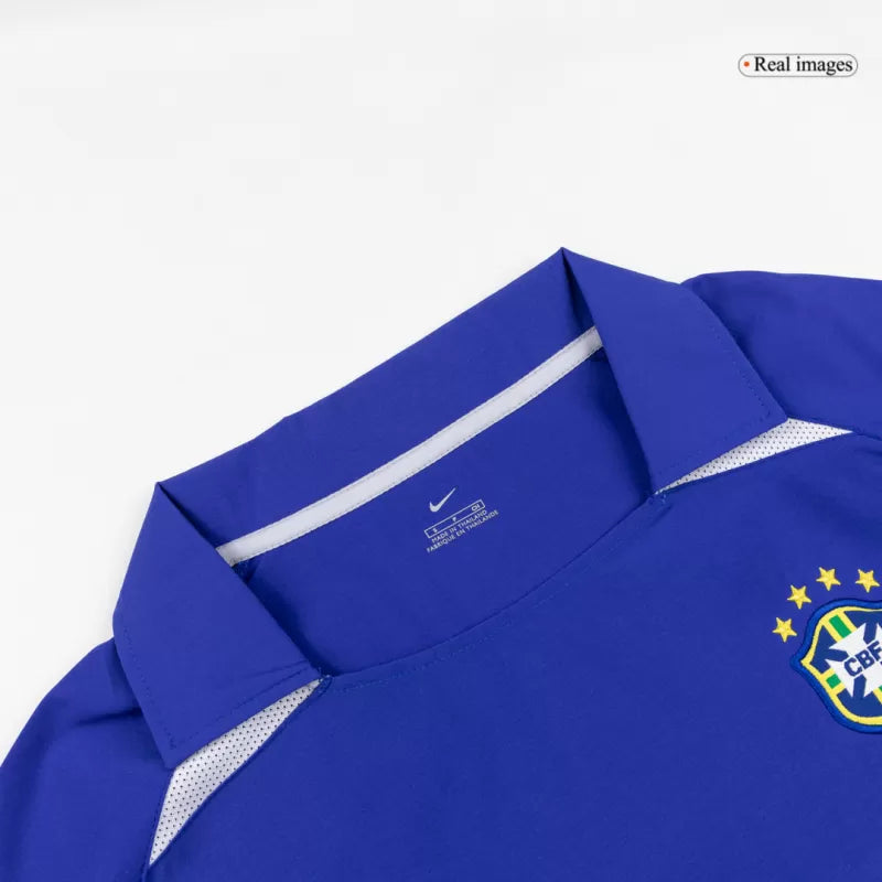 Retro 2002 Brazil Away Soccer Jersey