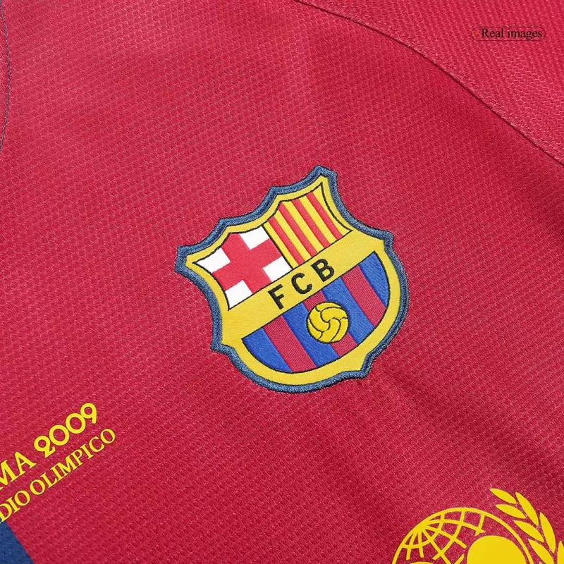 Retro 2008/09 Barcelona Home Soccer Jersey - UCL Final