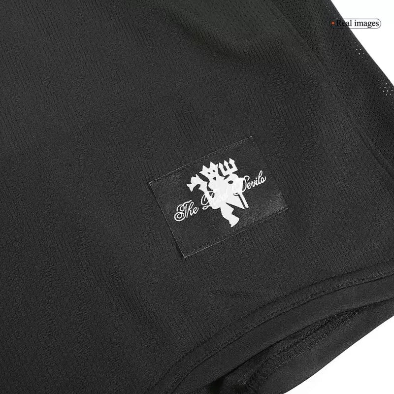 Retro 2007/08 Manchester United Away Long Sleeve Soccer Jersey