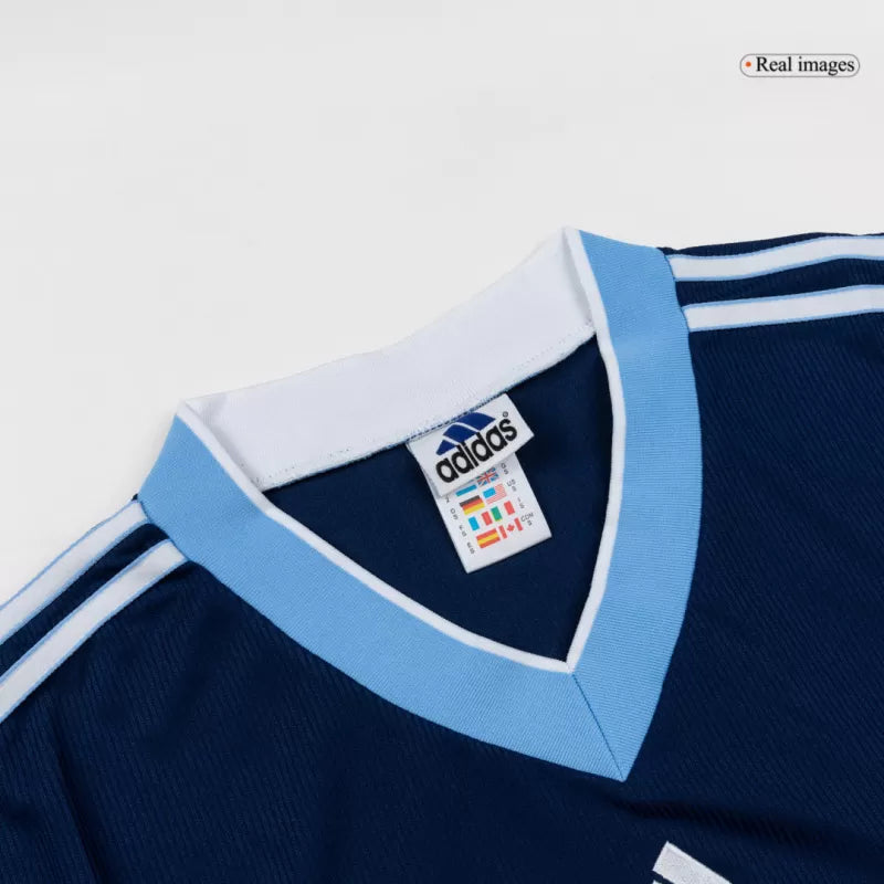 Retro 1998 Argentina Away Soccer Jersey