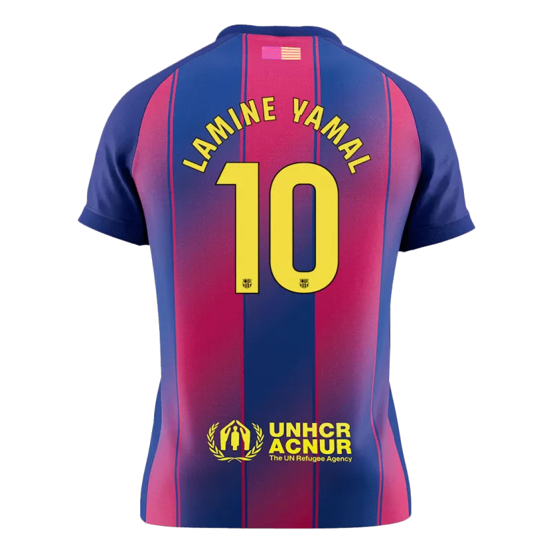 LAMINE YAMAL #10 Barcelona Home Soccer Jersey 2025/26