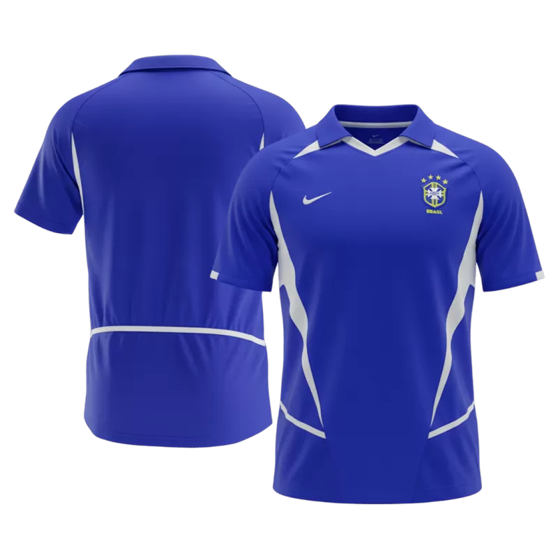 Retro 2002 Brazil Away Soccer Jersey