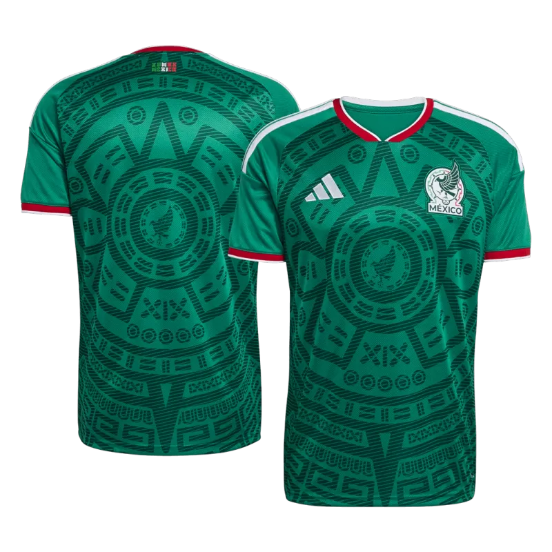 Kid's Mexico Home Soccer Jersey Kit