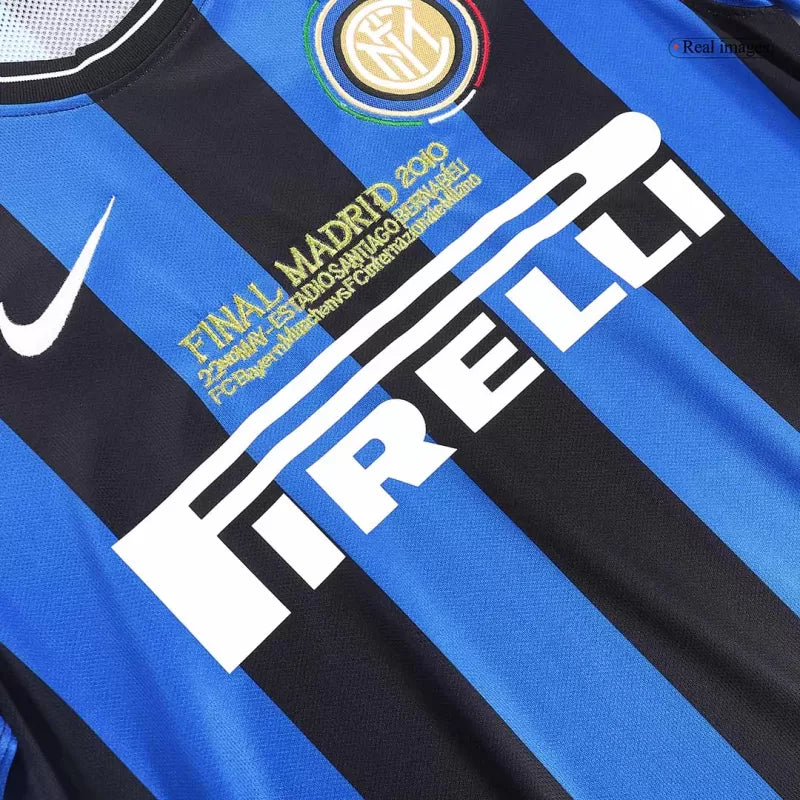 Retro 2009/10 Inter Milan Home Soccer Jersey - UCL Final